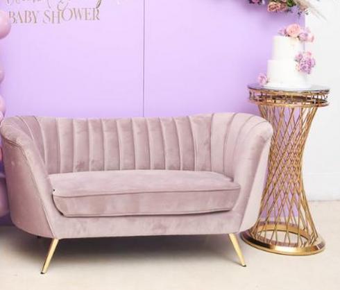 LAVENDER LOVESEAT FOR RENT