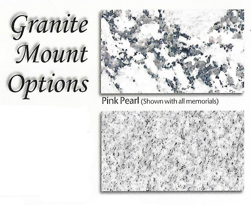 Bronze granite base selections