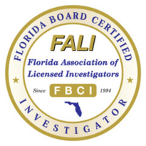 The Logo of a Florida Board Certified Investigator, Florida Association of Licensed Investigators