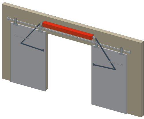 Carey Automatic Door Pneumatic Explosion Proof Automatic Door