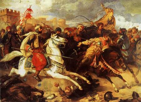 Ottomans fighting
