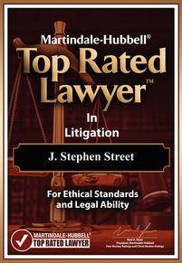 J Stephen Street Top Rated in Litigation