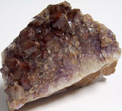 QUARTZ AMETHYST, HEMATITE - Thunder Bay District, Ontario, Canada