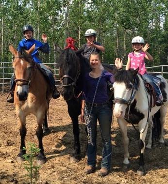 Horseback riding in Denali