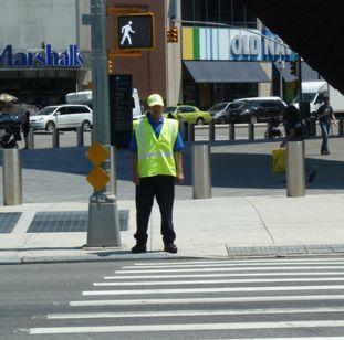 Pedestrian Managers Keep Crosswalks Safe