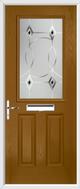 2 Panel 1 Square Composite Door fusion art