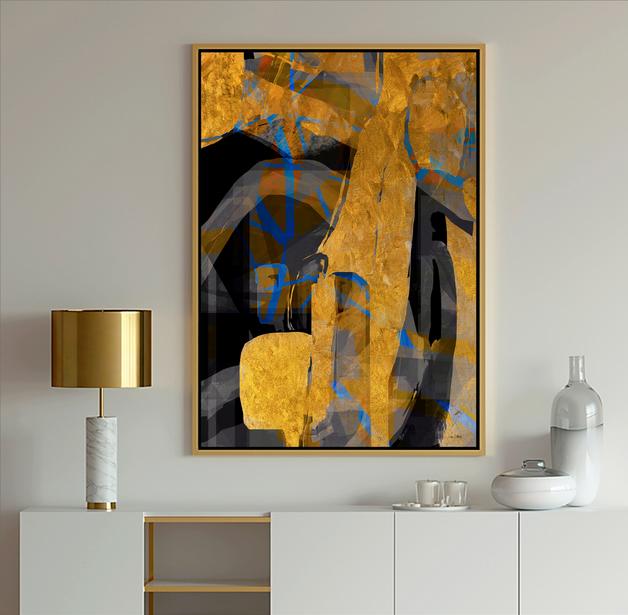 Gold Abstract Art, #Gold art, #abstract art, #Dubois Art