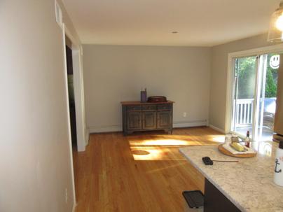 Newly painted kitchen, Mansfield, MA.