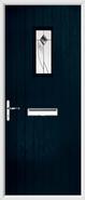 Cottage Rectangle Composite Door monza glass