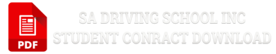 SA Driving School Inc Contract