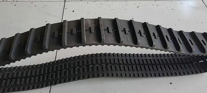 Rubber track for UGV robot chassis