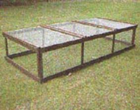 Free standing chicken run available from Chickenfeathers in Shotts, Scotland