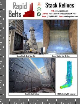 Exhaust Stack Relines, Exhaust Reline, Power Plant Exhaust