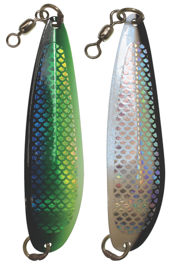 GOLD STAR SILVER HORDE COHO KILLER DOUBLE GLOW GLOW/GREEN (B2A420A)