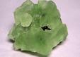 green Fluorescent FLUORITE, CALCITE poker chips, Xianghualing Mine (Hsianghualing Mine), Xianghualing Sn-polymetallic ore field, Linwu County, Chenzhou Prefecture, Hunan Province, China - ex Parker Minerals