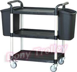 cabinet 3 shelf food cart manufacturer with plastic drawer