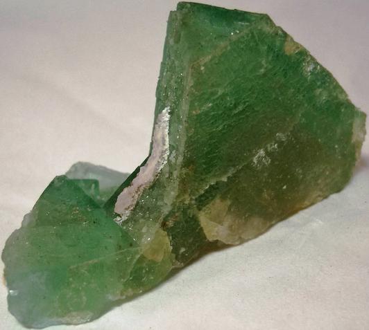 fluorescent phantom green FLUORITE - Riemvasmaak, Kakamas, Kai !Garib, ZF Mgcawu District, Northern Cape Province, South Africa - ex Parker Minerals