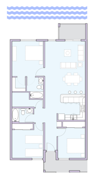 1339 square feet 3 bedroom and 2 bathroom