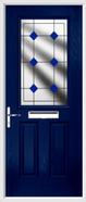 2 Panel 1 Square Composite Door resin lead