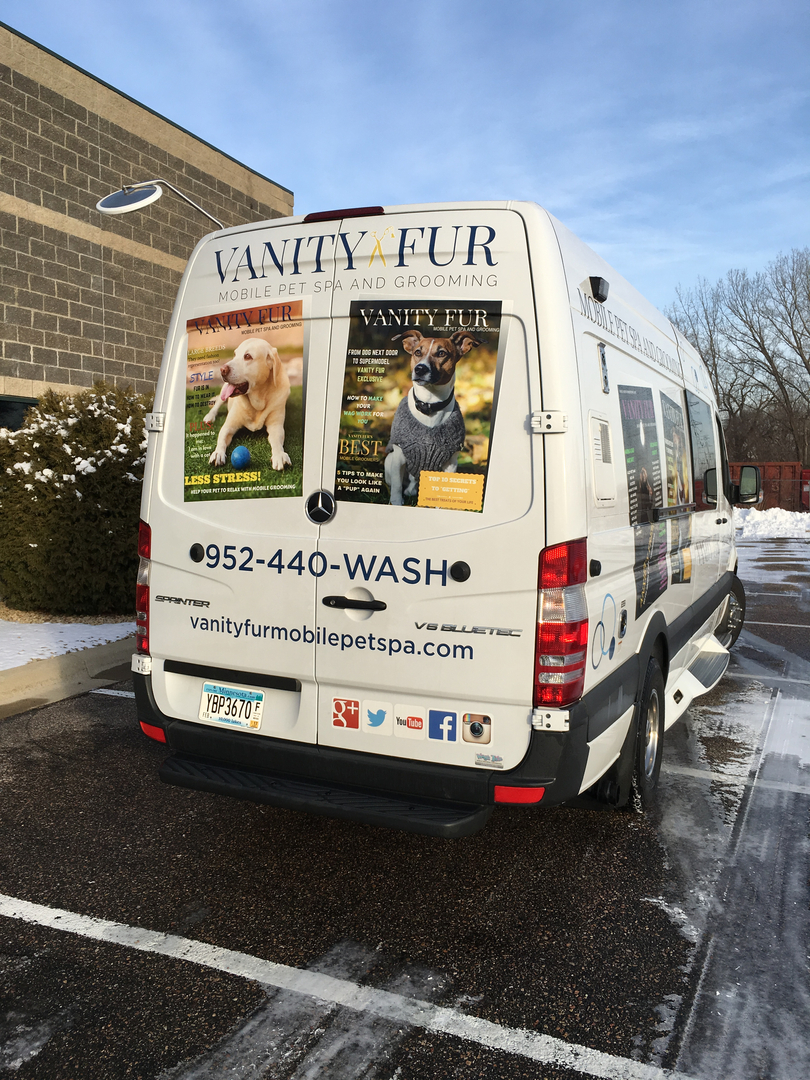 Mobile Pet Grooming Based In Minnesota Vanity Fur Mobile Pet Spa