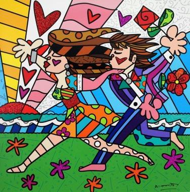 Romero Britto Freedom of Love