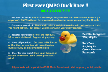 Weighted rubber store ducks for racing