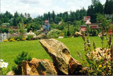 Gateway to Sierra Garden Project Welcome Sign Placerville California Community Pride Volunteers
