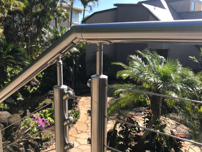 stainless steel railing Honolulu, stainless steel railing, railing , deck railing, deck