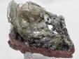 fluorescent phosphorescing BARYTE crystals and GYPSUM ram's horns - Julcani Mine, Julcani District, Angaraes Province, Huancavelica Department, Peru - for sale