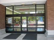 sliding door opener in supermarket
