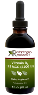 Adaptogen Research, Vitamin D3 5000 IU Liquid