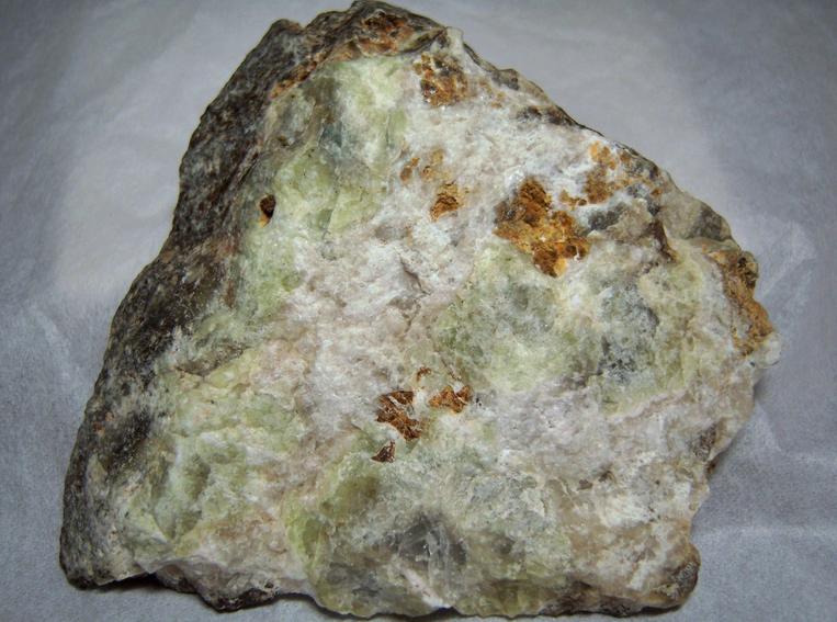 STEENSTRUPINE with fluorescing tenebrescent SODALITE, AEGIRINE ACMITE - Taseq Slope (Tasseq Slope, Taseq area), Ilímaussaq complex, Narsaq, Kujalleq (Kitaa Province - West Greenland), Greenland, Denmark - ex Tom Pankratz