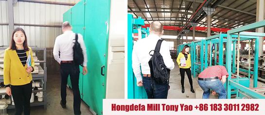 visiting China checking the maize milling machine plansifter