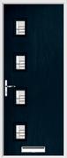 4 Square Composite Door regal corenet glass