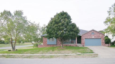 After tree trimming, tree elevation and shrub removal in Omaha NE