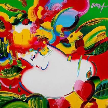 Peter Max FLower BLossom Lady