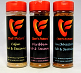 Three Jar Vary Pack of Seasoning Rubs-Chef of the Future-Your Source for Quality Seasoning Rubs