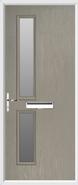 2 Square Composite Door obscure glass