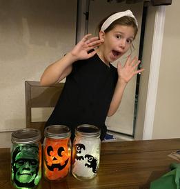 DIY Mason Jar Halloween Kid Crafts