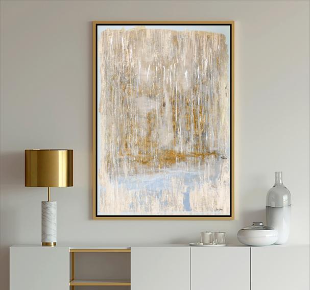 Blue and Beige Abstract, #abstract art, #Blue, #wall Art, #Dubois Art