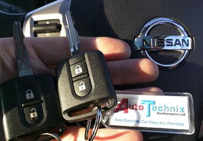 Nissan replacement remote keys