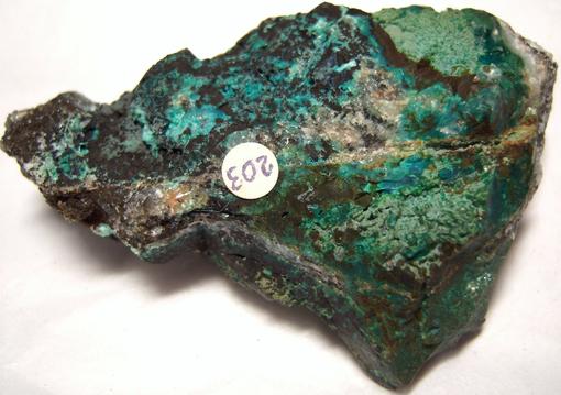 Chrysocolla pseudomorphs after Hemimorphite crystals, 79 Mine (79th Mine; Seventy-Nine Mine; Seventy-Nine property; McHur prospect), Chilito, Hayden area, Banner District, Dripping Spring Mts, Gila County, Arizona, USA, ex Grace and Kennard Borden, ex Morris Museum