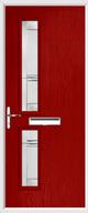 2 Square Composite Door Regal Corenet glass