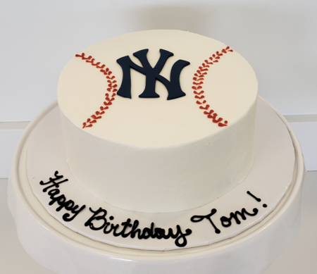 small new york yankees birthday cake