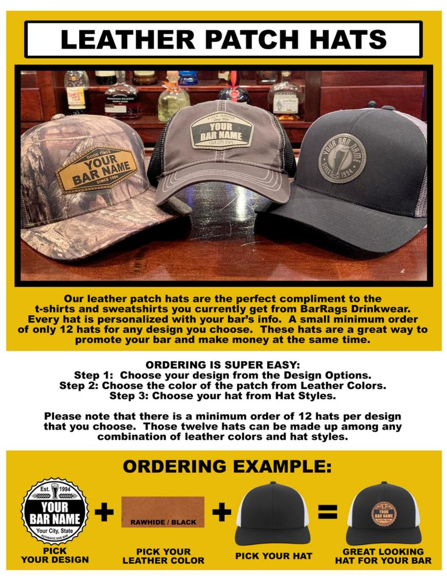 Fitted Cap Builder - Choose Fitted Cap & 2 Patches