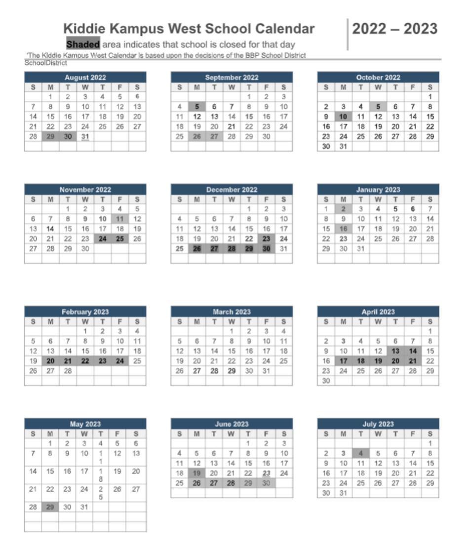 Calendars