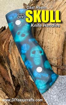 Cast Resin Skull Knife Handles How to make cast resin Skull theme knife handles. Each with instructional video detailing entire process.