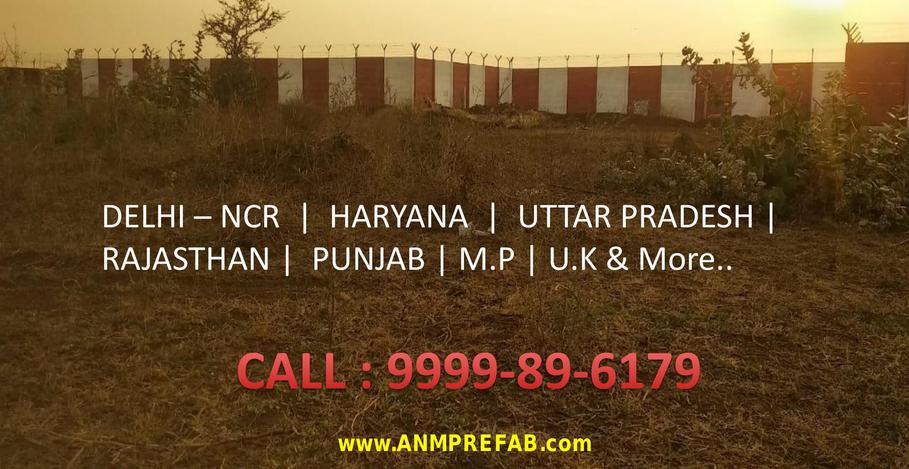 precast boundary wall compound wall Airport Wall