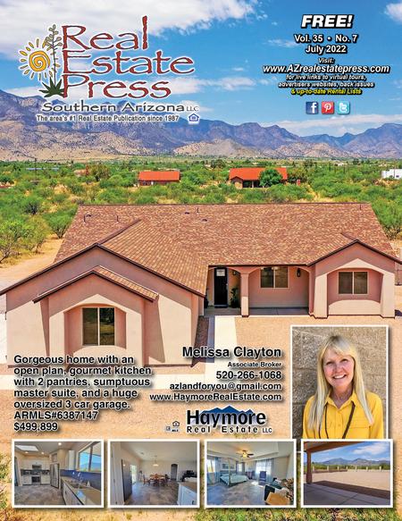 Real Estate Press, Southern Arizona, Vol 35, No 7, July 2022