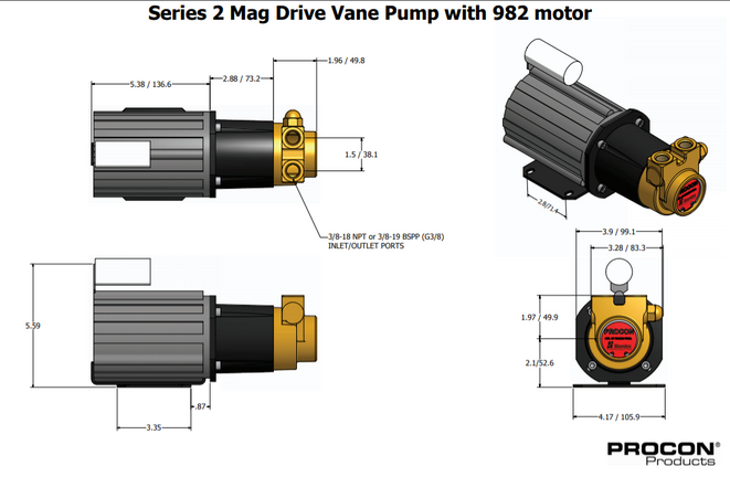 Procon pompe magnetique